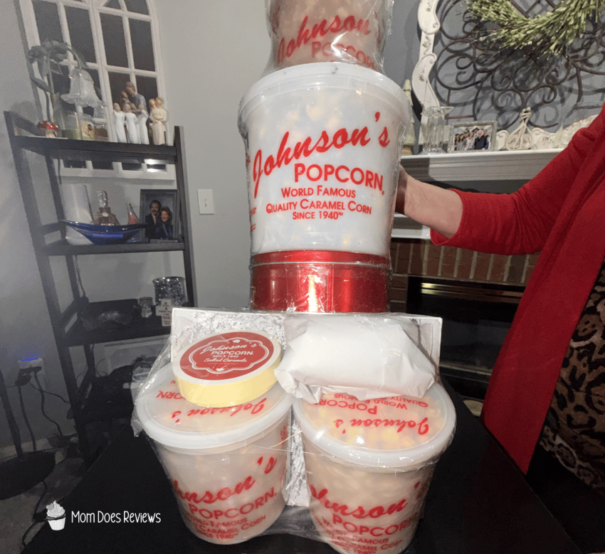 Johnson’s Popcorn Gift Baskets Are Stress-Free Gifting For A Busy Mom