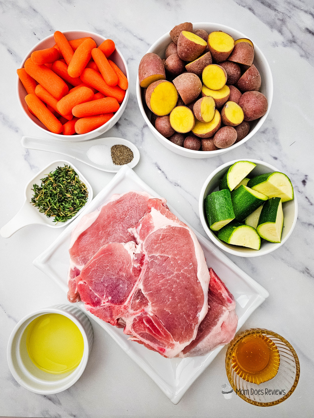 Sheet Pan Honey Glazed Pork Chops