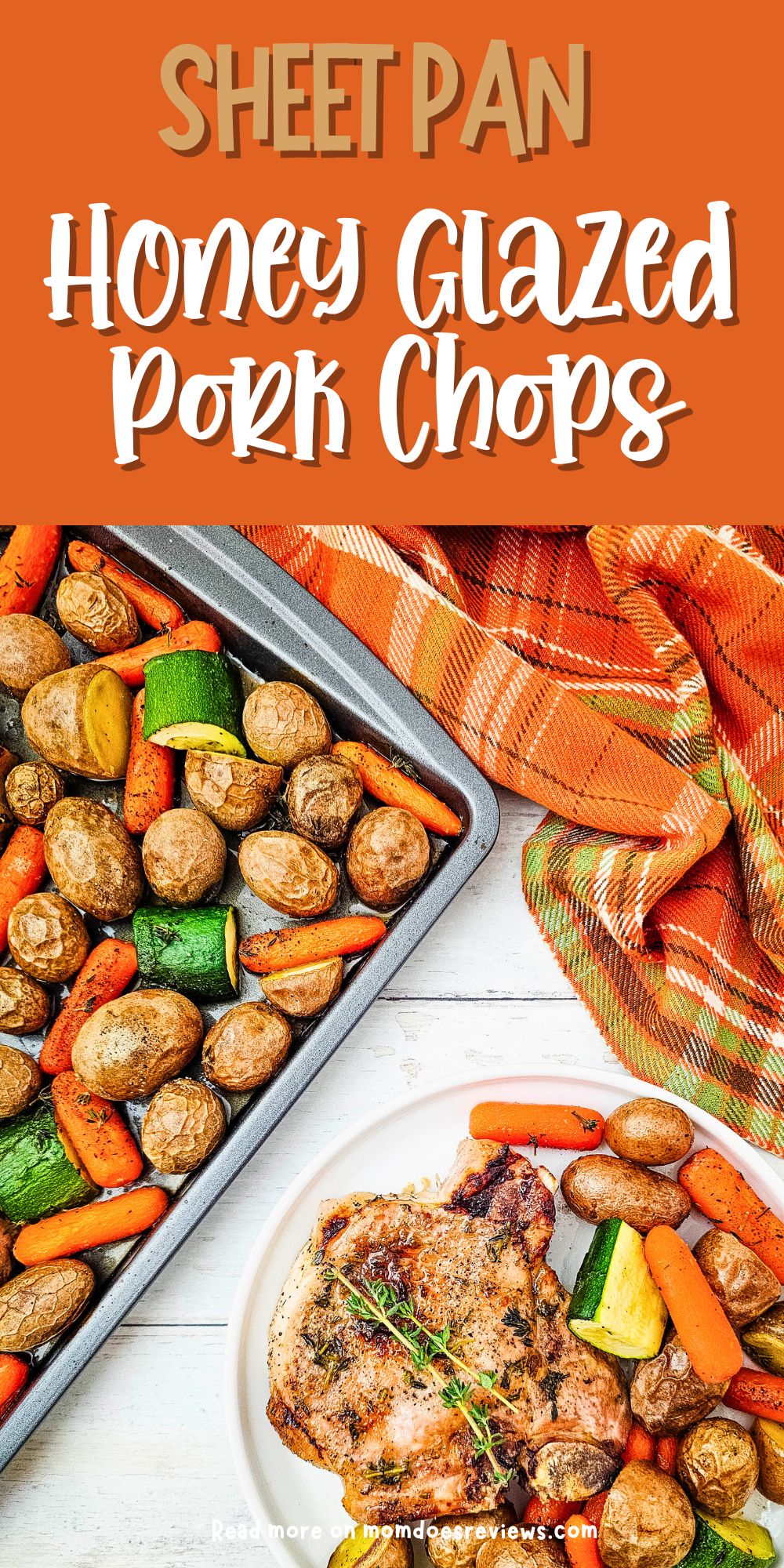 Sheet Pan Honey Glazed Pork Chops