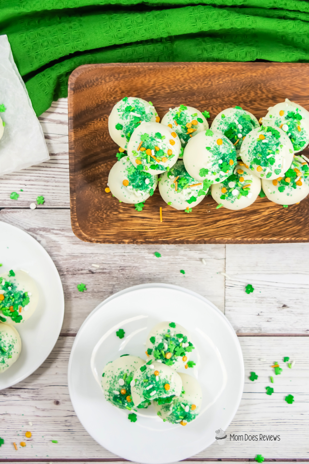St Patrick's Day Cake Balls