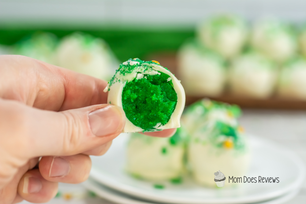 St Patrick's Day Cake Balls