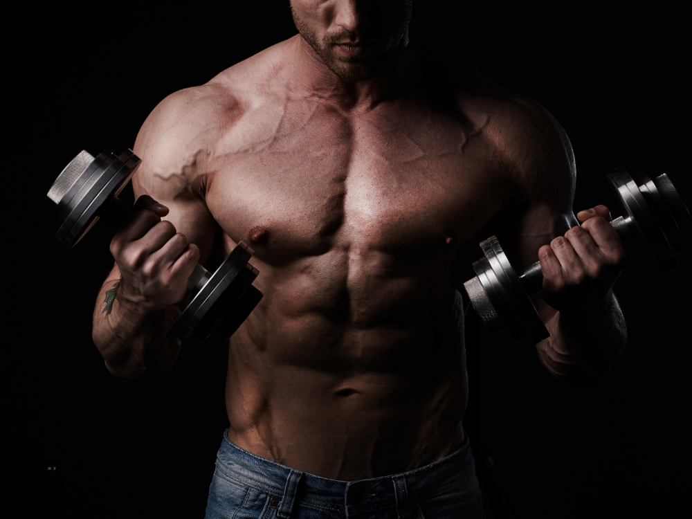 man exercising