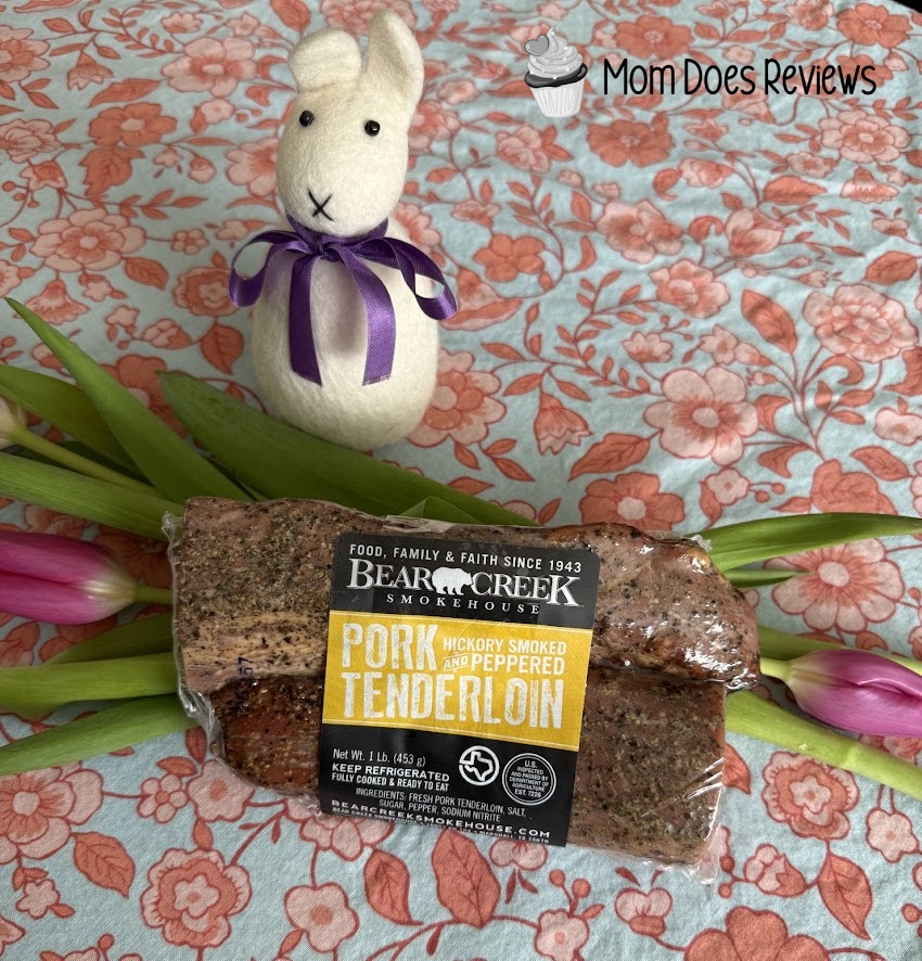 Bear Creek hickory smoked and peppered pork tenderloin in wrapper