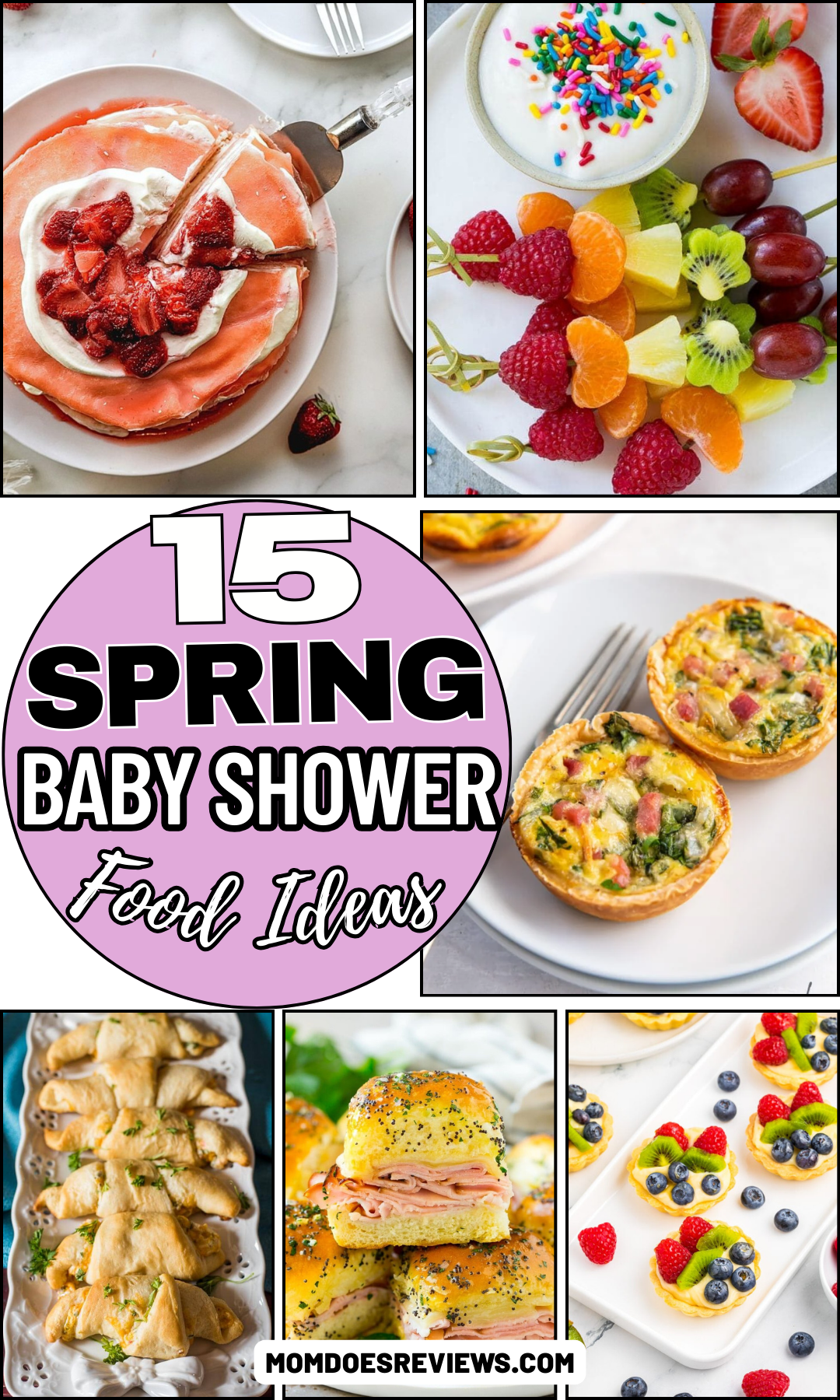 15 Spring baby shower food ideas