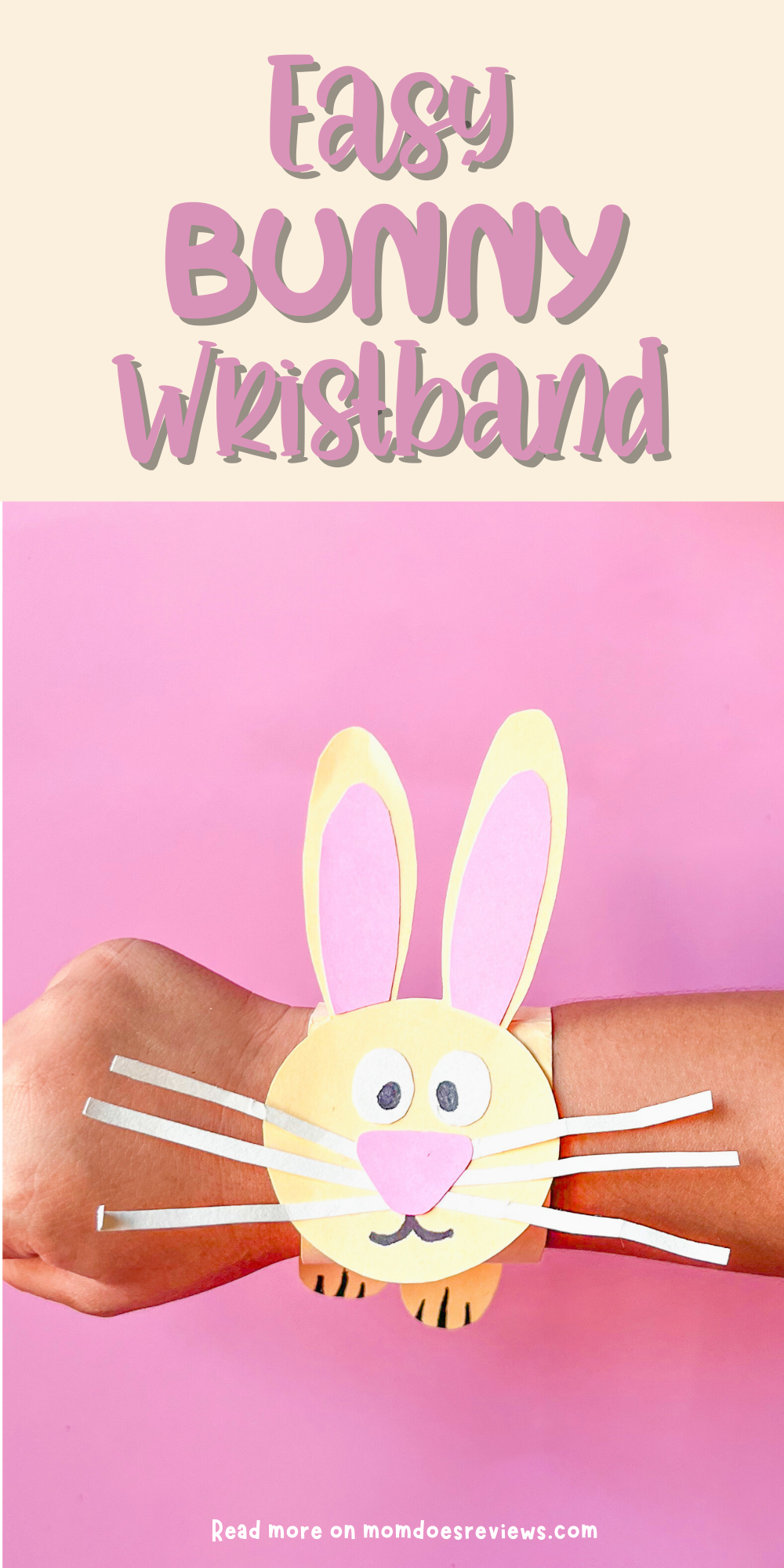 bunny wristband craft
