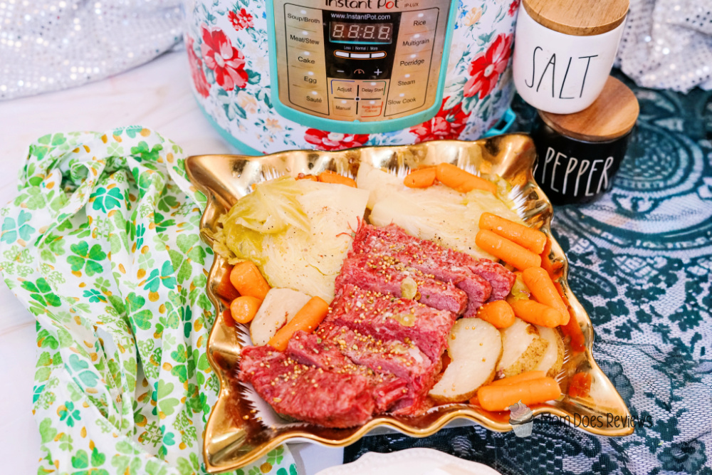 IP Corned Beef and Cabbage