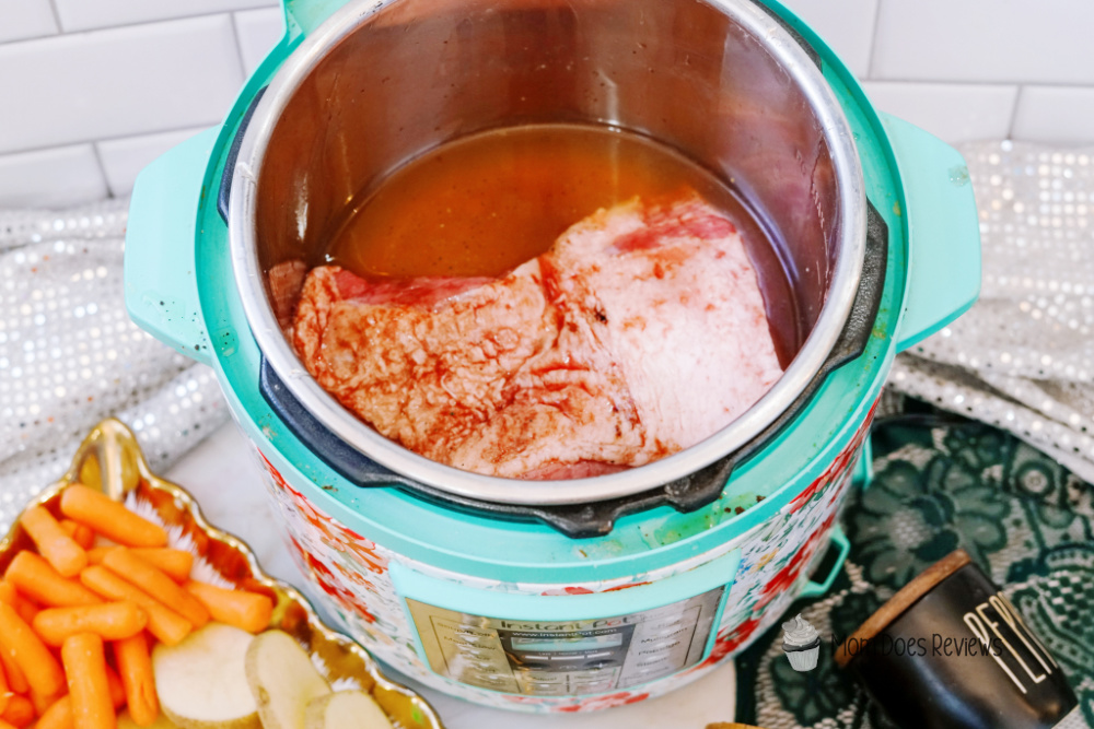 IP Corned Beef and Cabbage