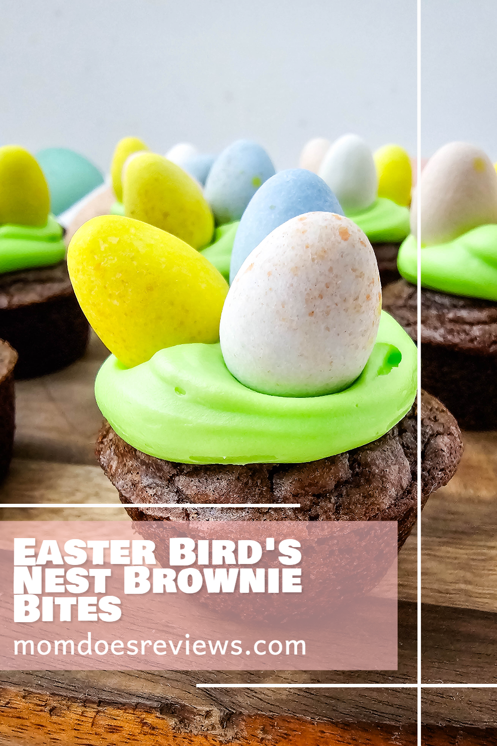 Easter Bird's Nest Brownie Bites