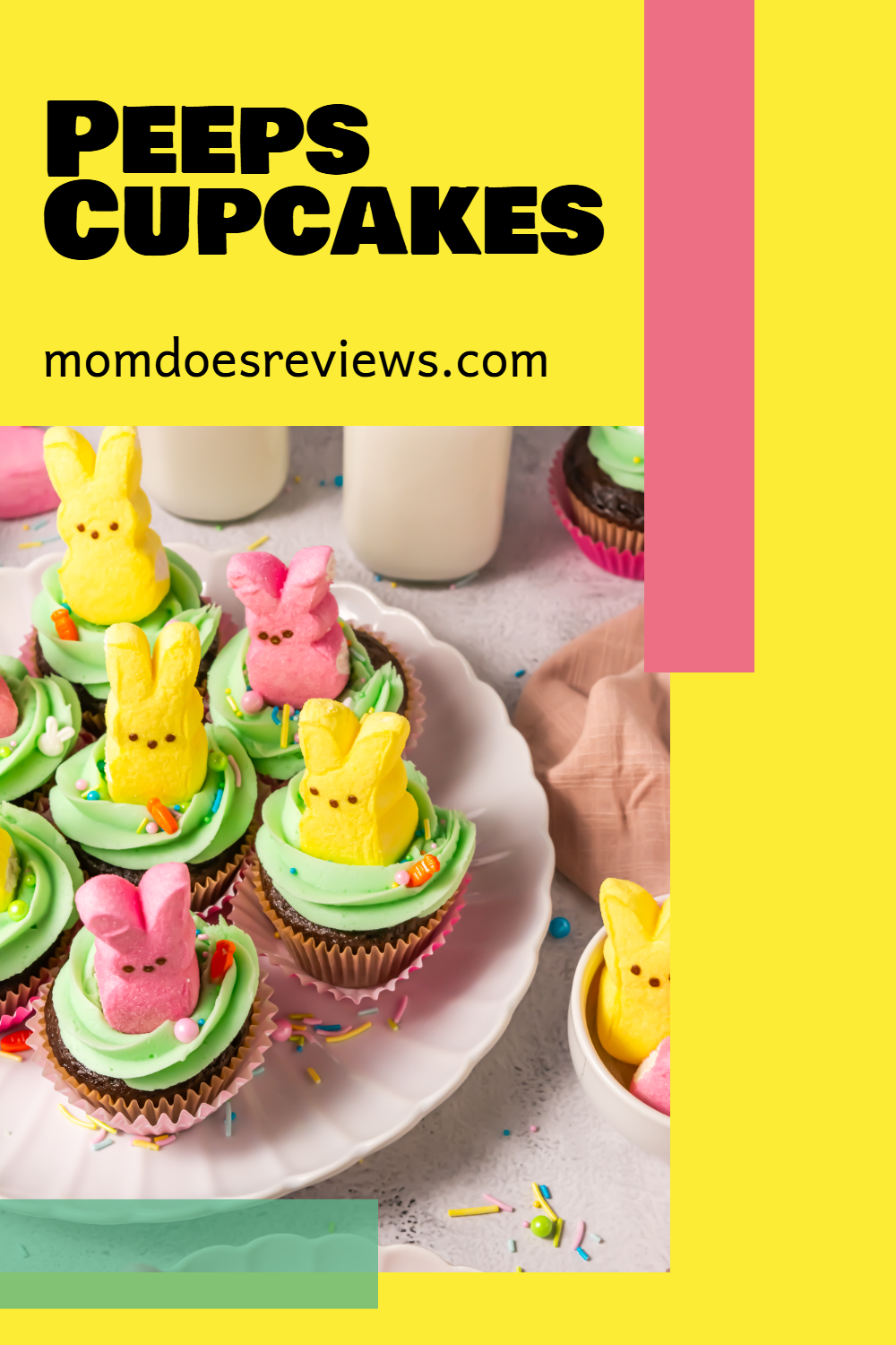 Peeps cupcakes