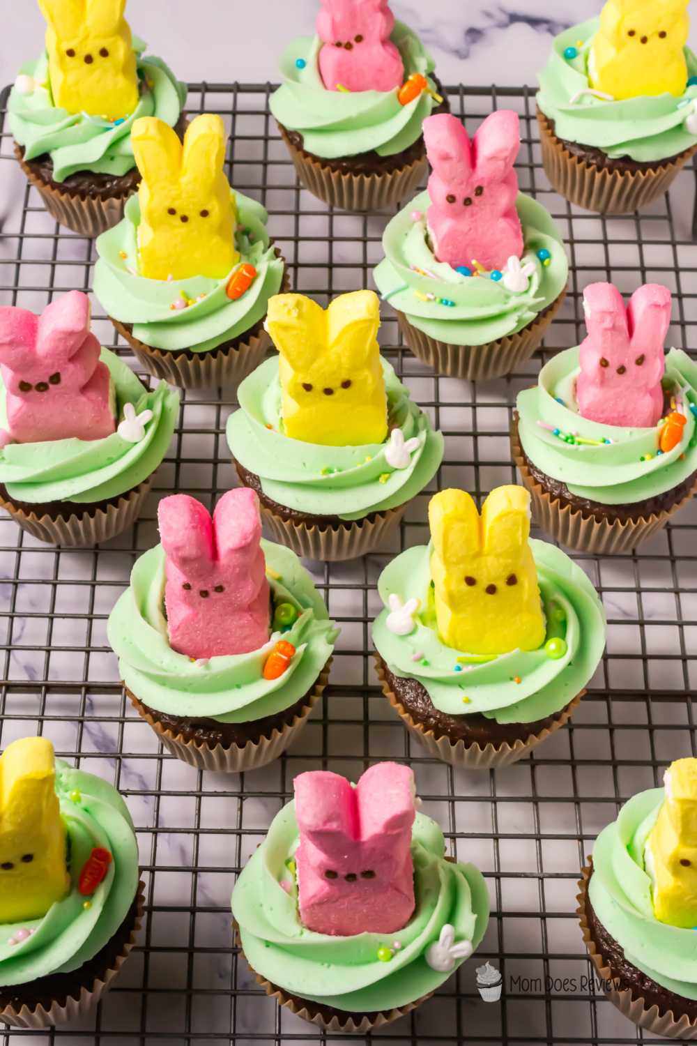 Peeps cupcakes