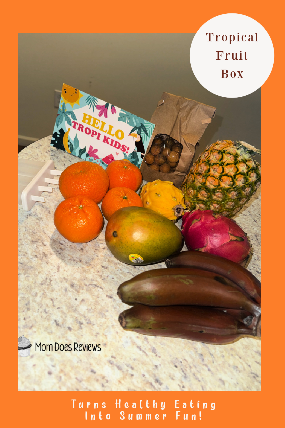 tropical fruit box pin