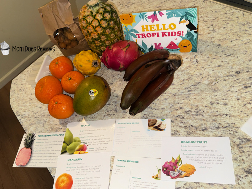 tropical fruit box