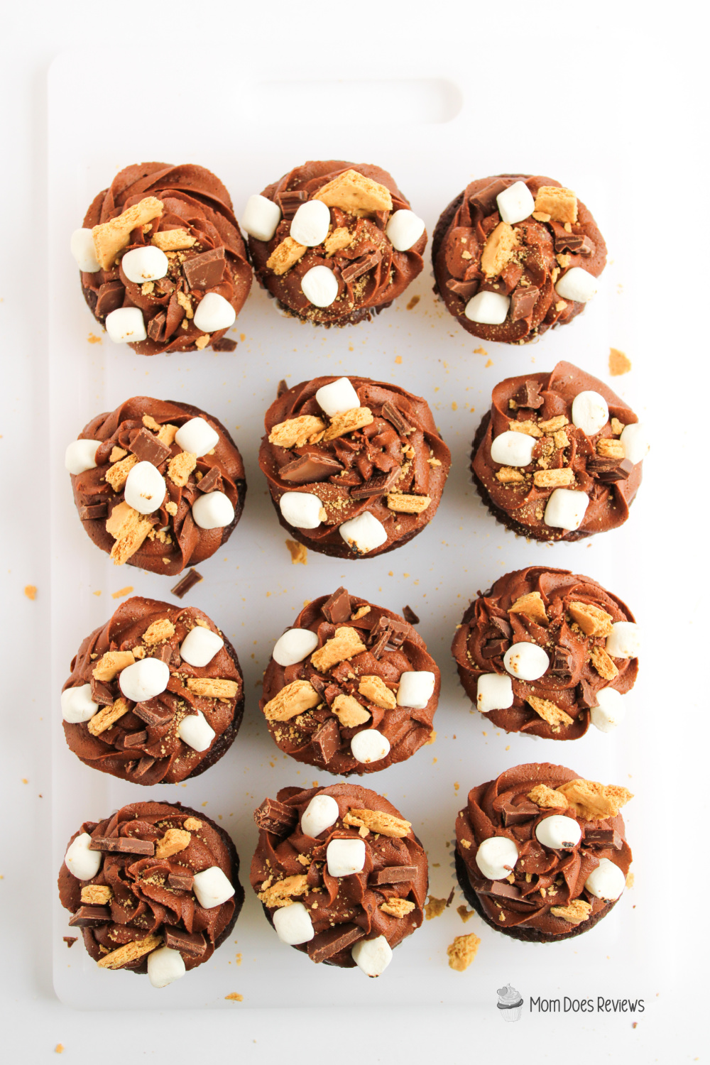 Double Chocolate S'mores Cupcakes