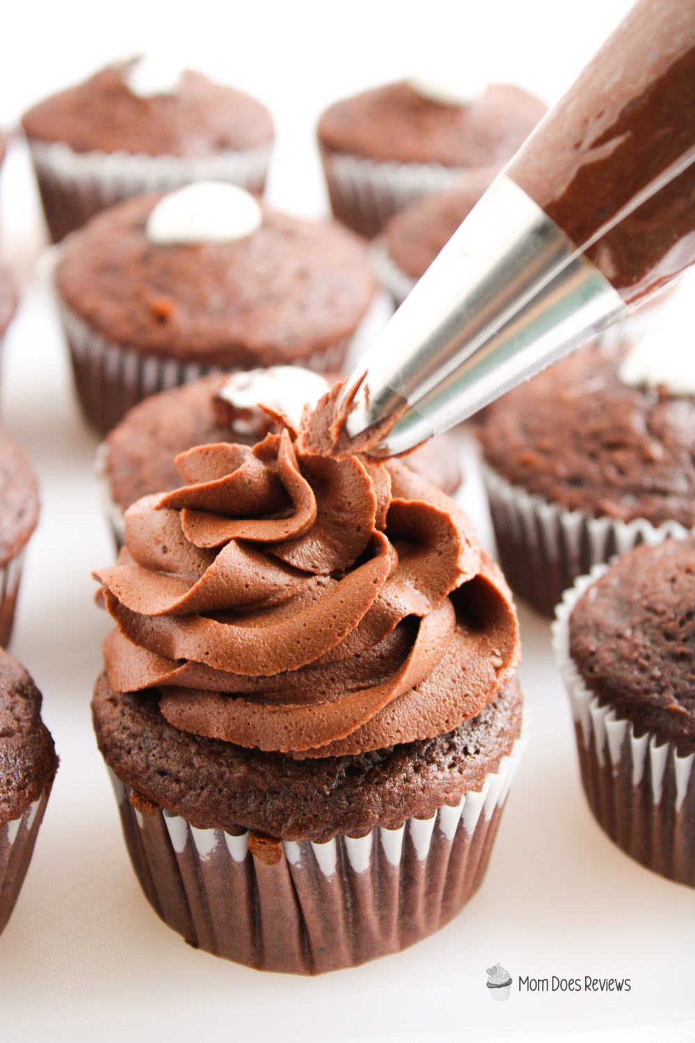 Double Chocolate S'mores Cupcakes