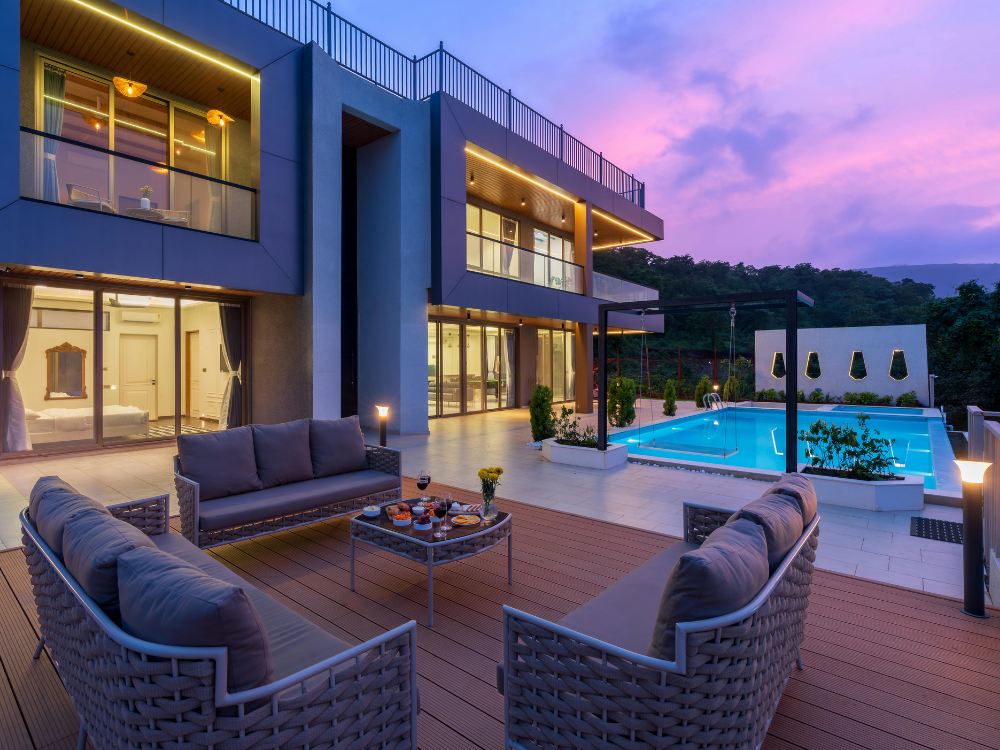 backyard deck