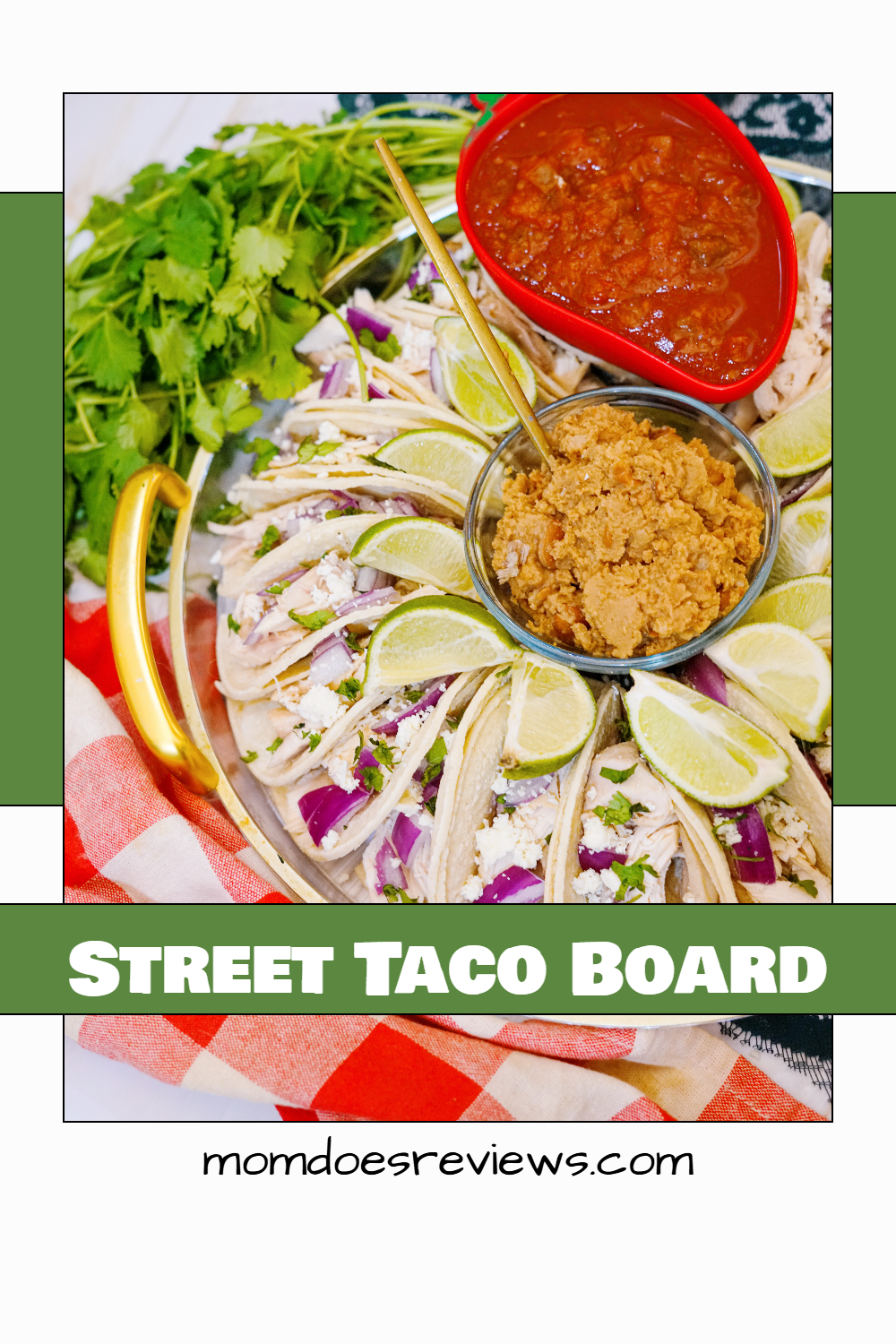 Street taco board