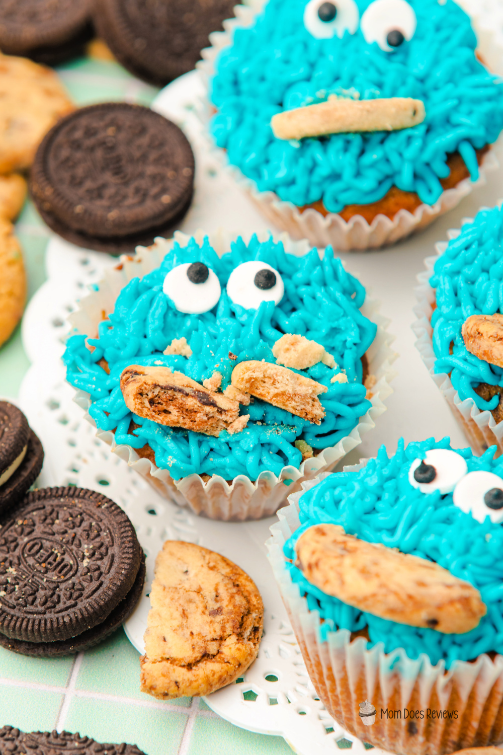 Cookie Monster Cupcakes