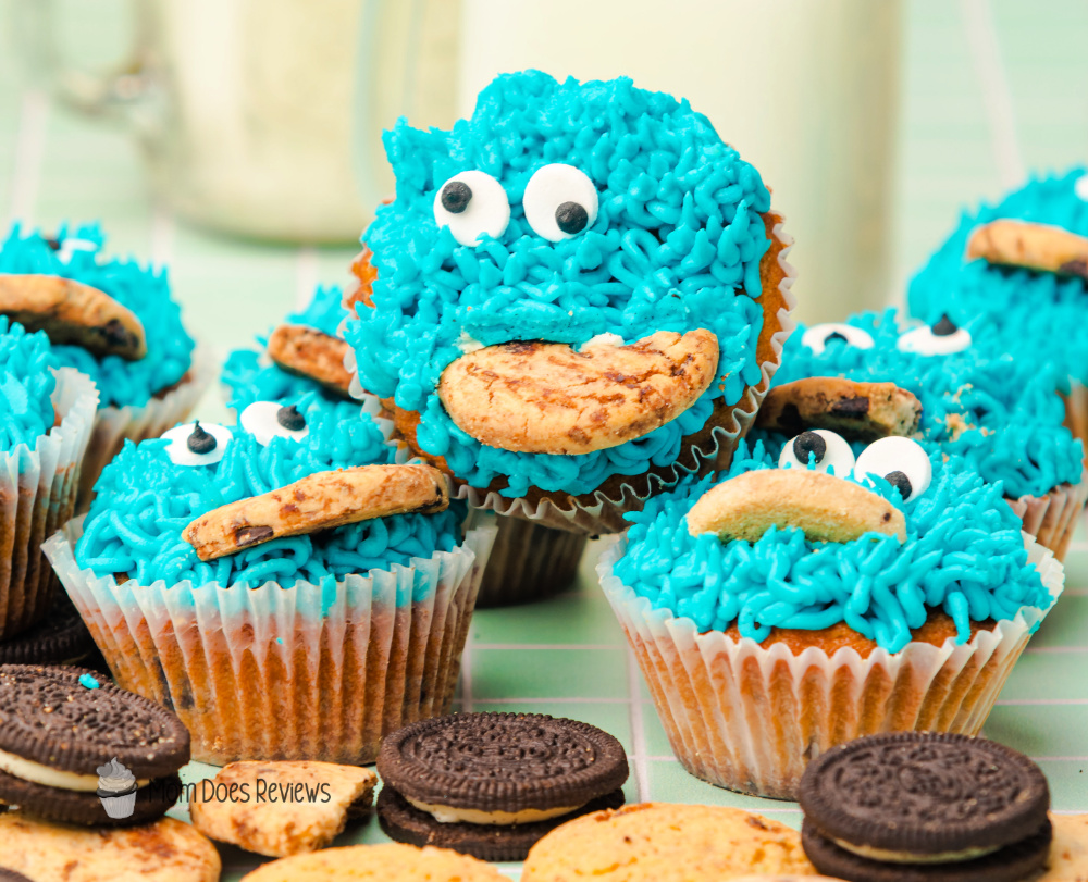 Cookie Monster Cupcakes