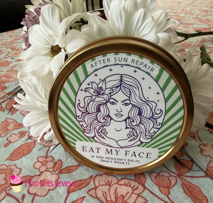 Eat My Face After Sun Repair balm with flowers