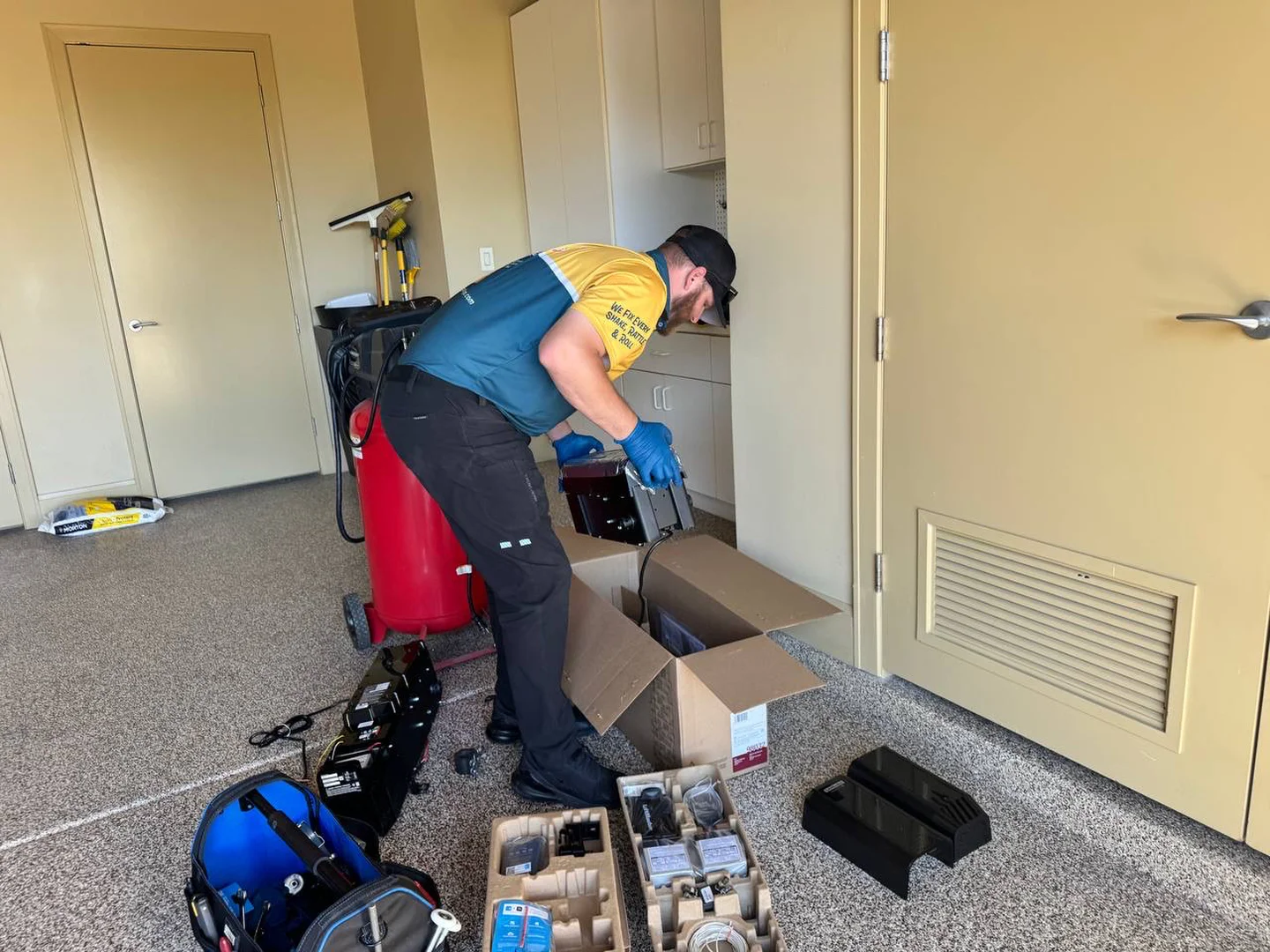garage door opener installation