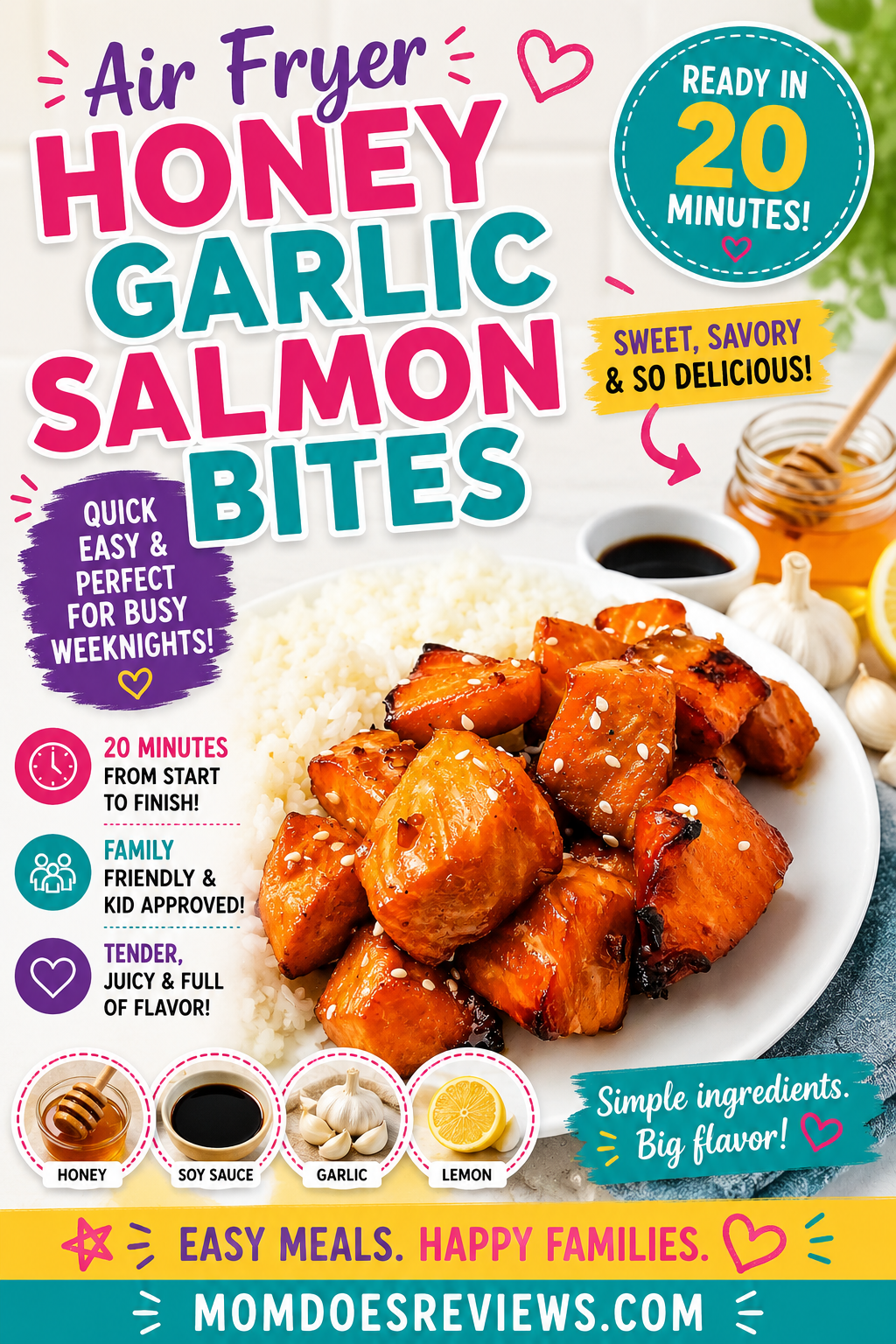 Air Fryer Salmon Bites