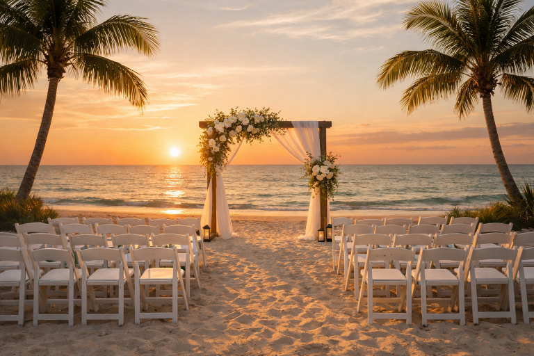 beachfront wedding
