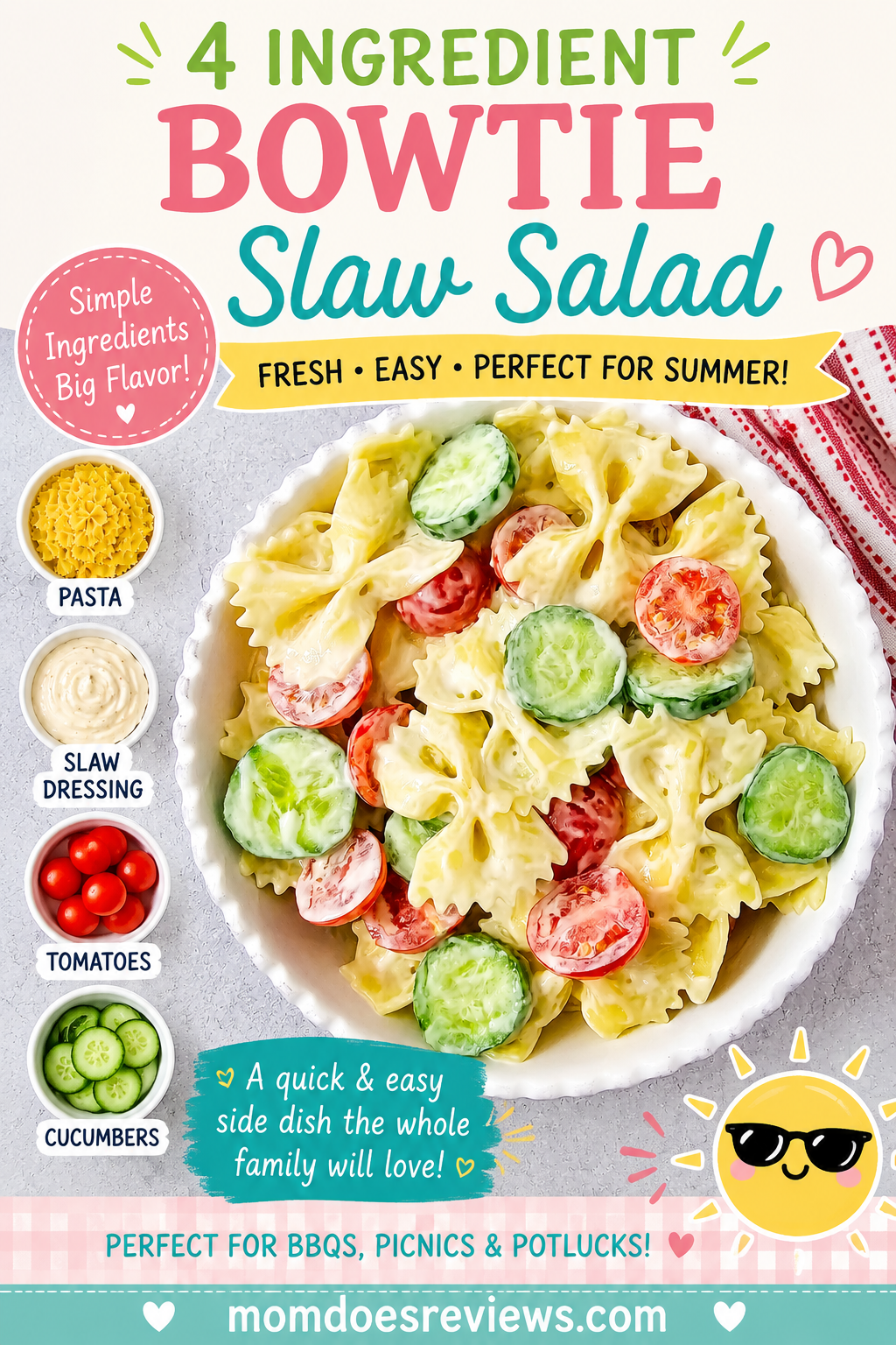 Bowtie Slaw Salad