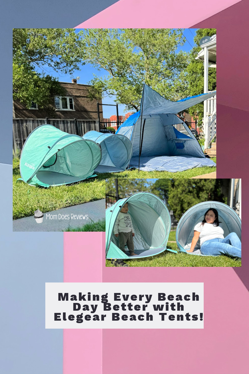 elegear beach tents pin