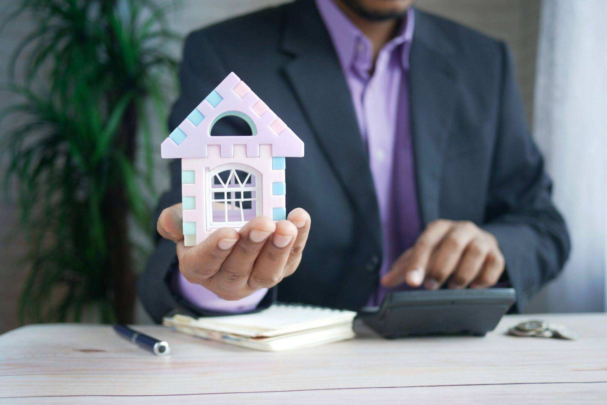 holding house in hand