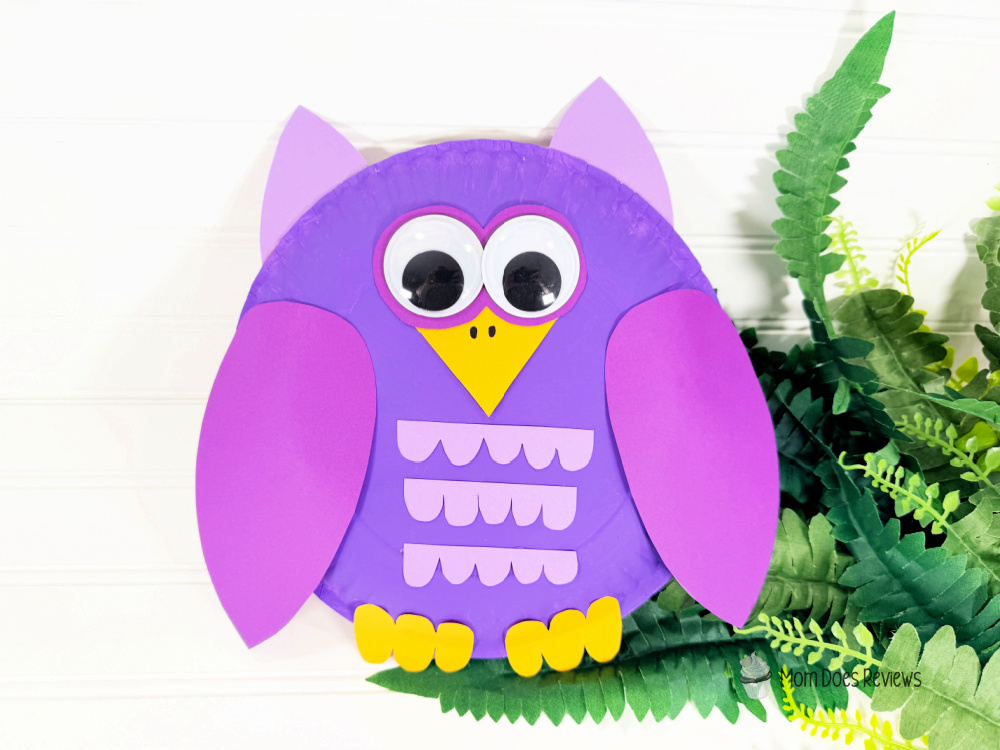 Paper Plate Owl Craft