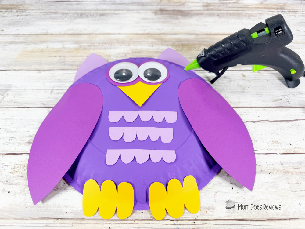Paper Plate Owl Craft