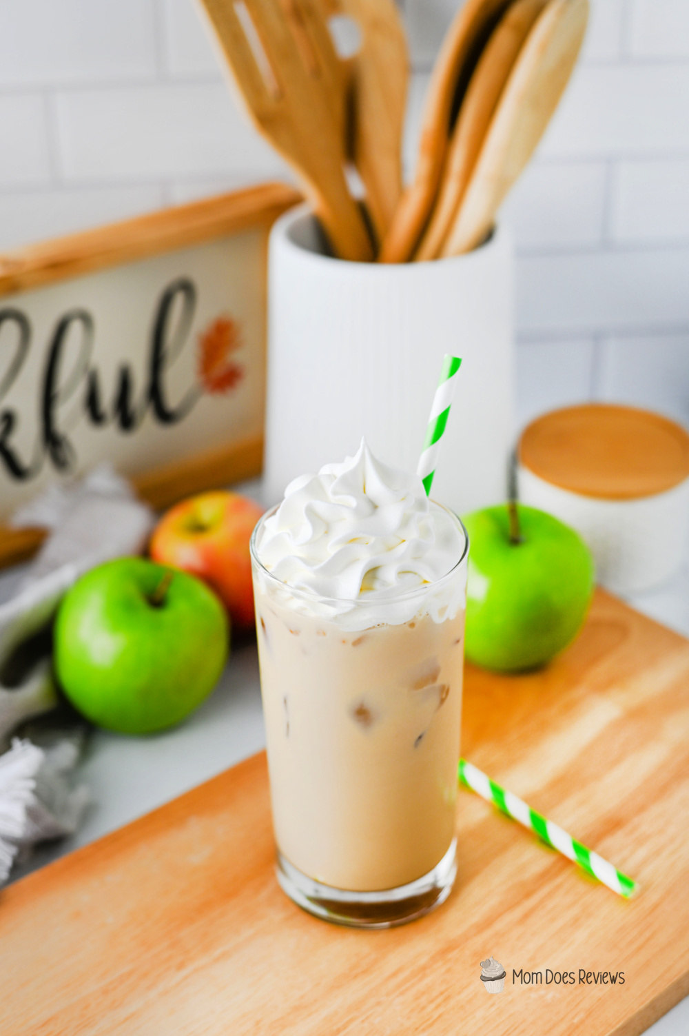 Iced Caramel Apple Latte