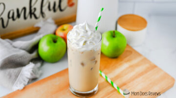 Iced Caramel Apple Latte