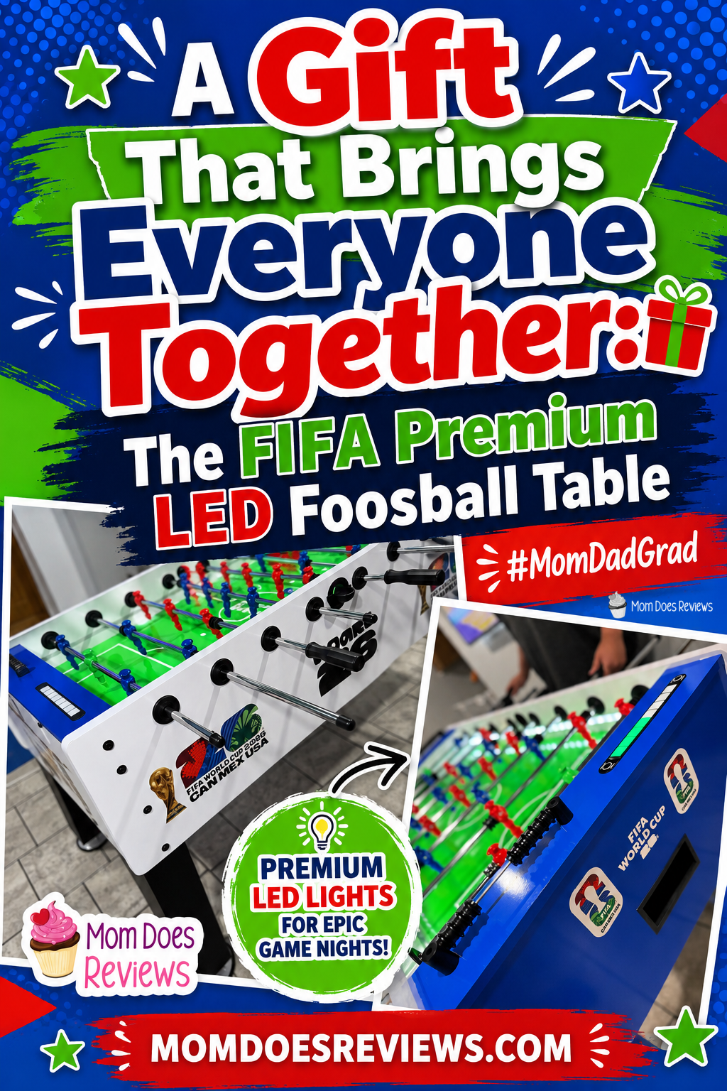 FIFA Premium LED Foosball Table pin
