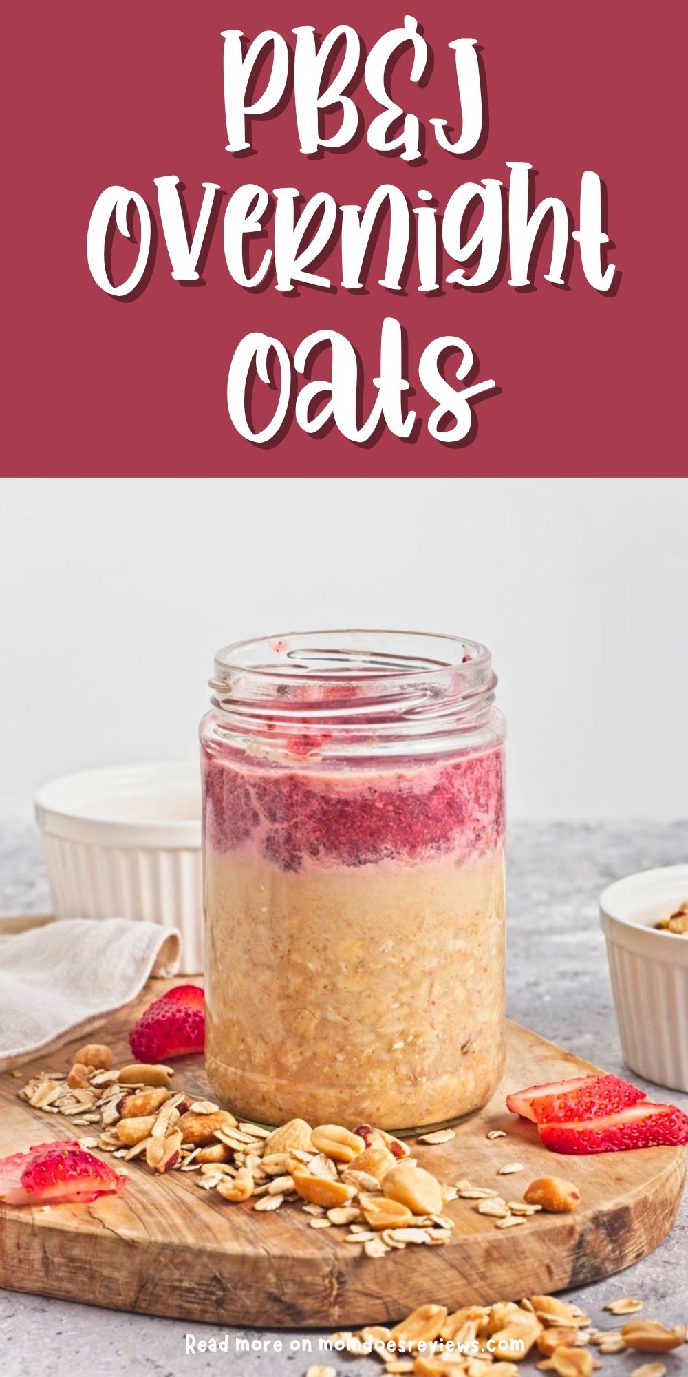 PB&J Overnight Oats