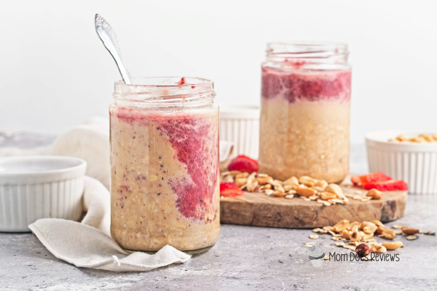 PB&J Overnight Oats