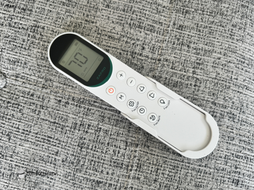 Zafro portable AC remote
