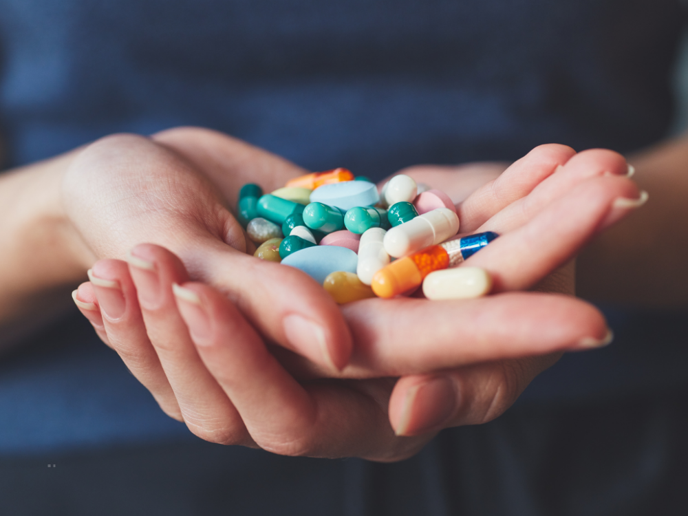 handful of pills