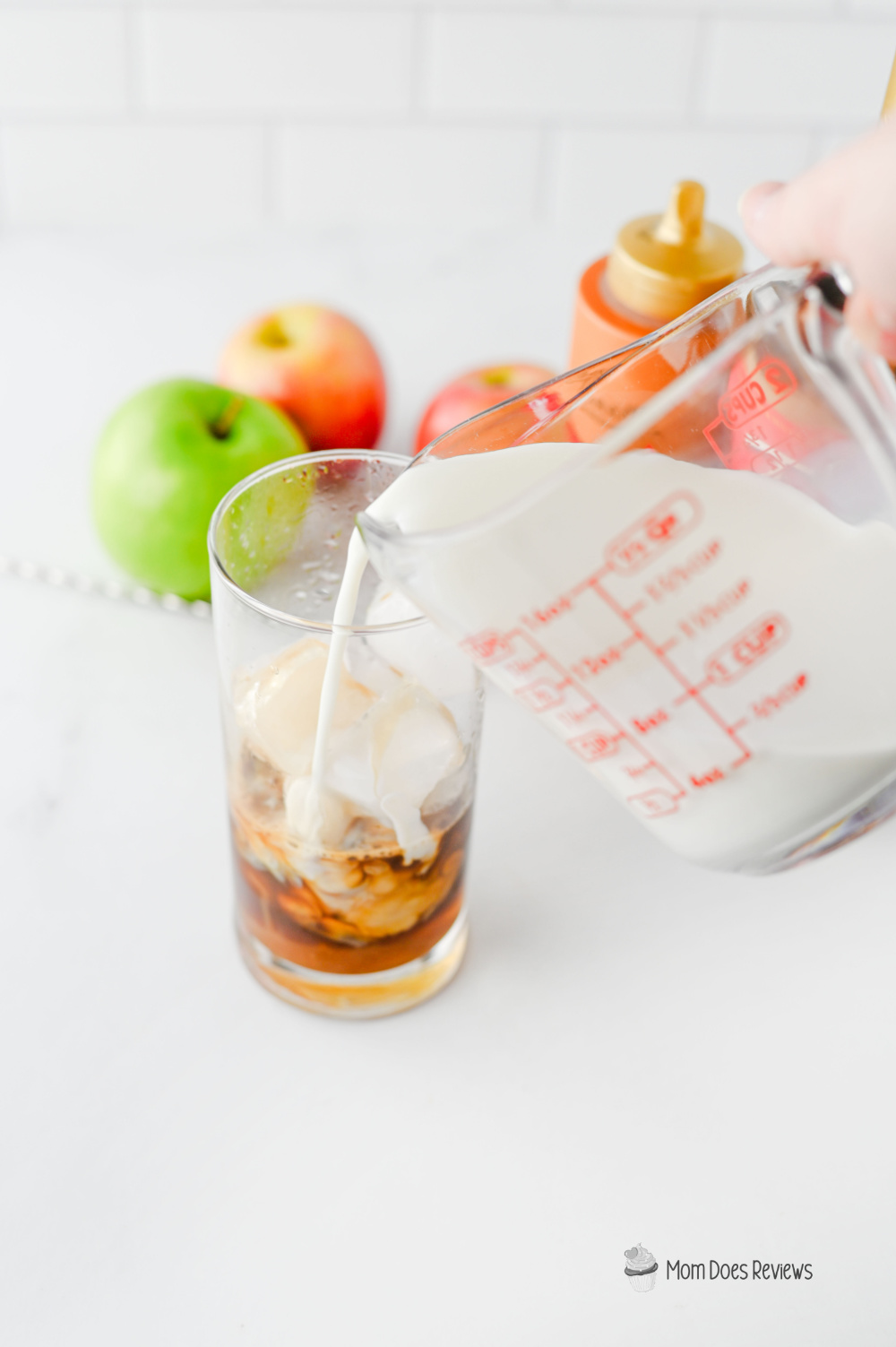 Iced Caramel Apple Latte