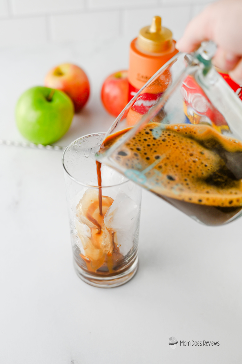 Iced Caramel Apple Latte