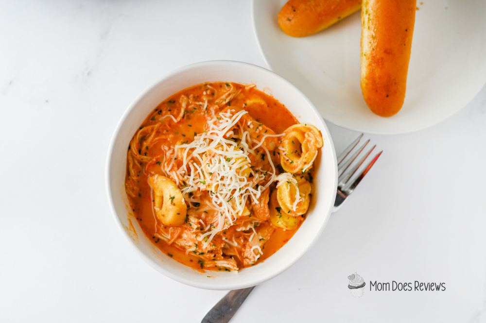 Crockpot Chicken Tortellini