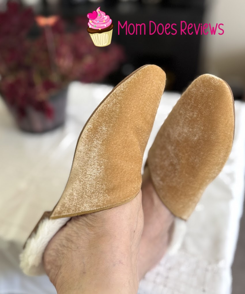 Luvons camel Devon on ladies feet