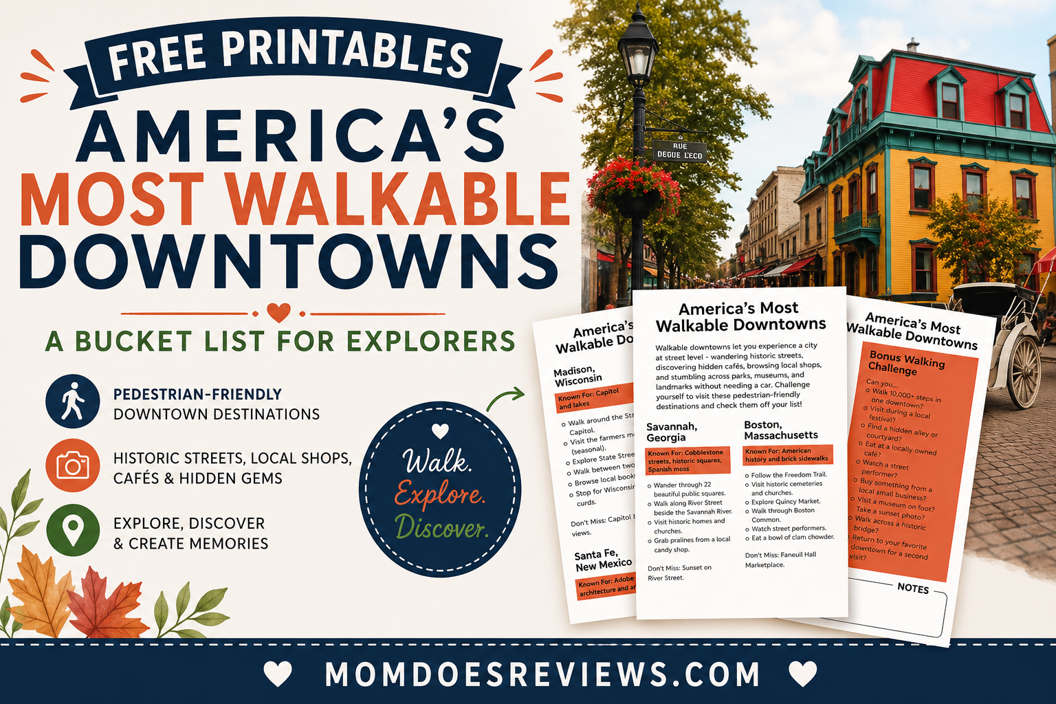 America's Most Walkable Downtowns