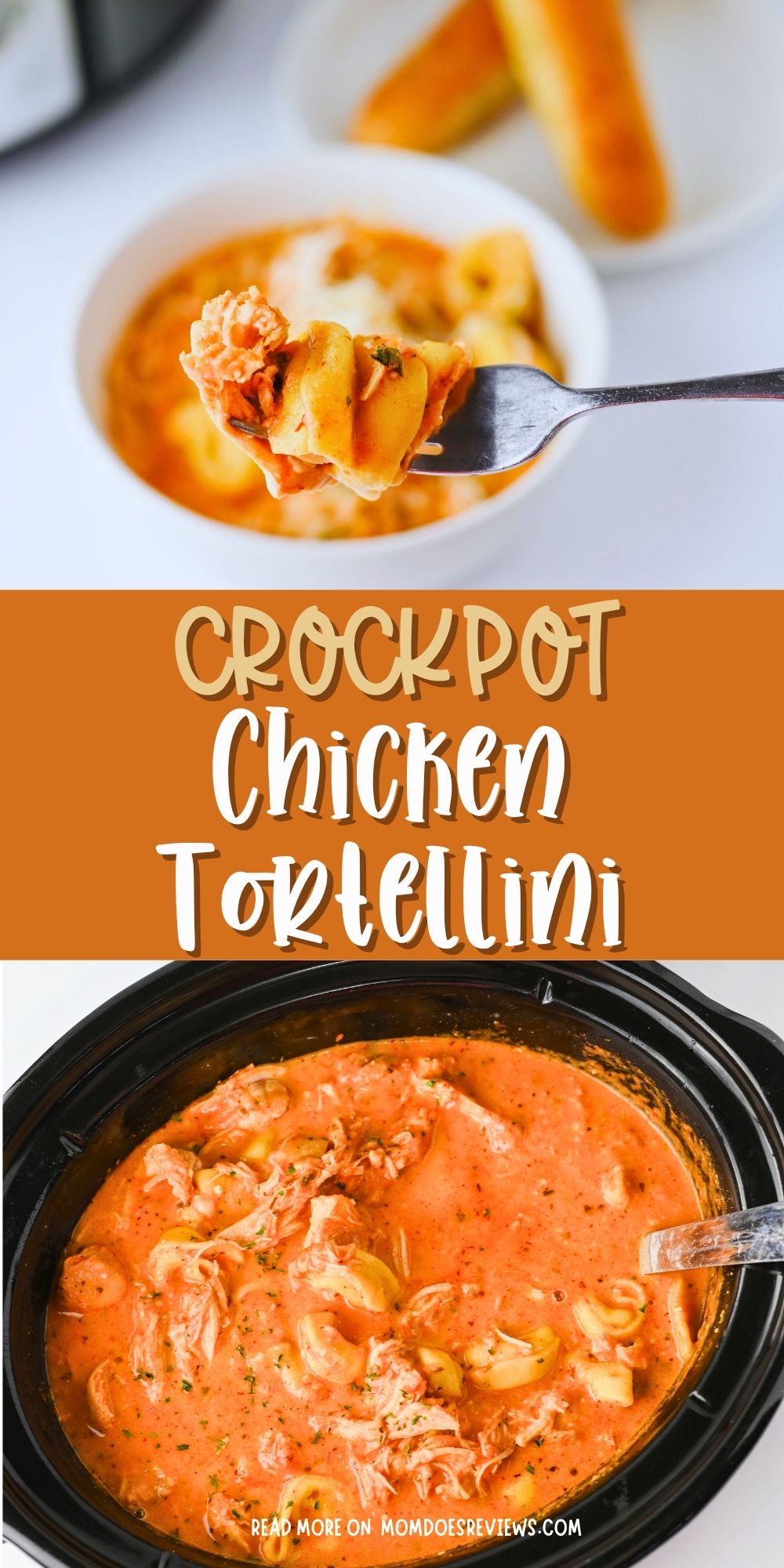 Crockpot Chicken Tortellini