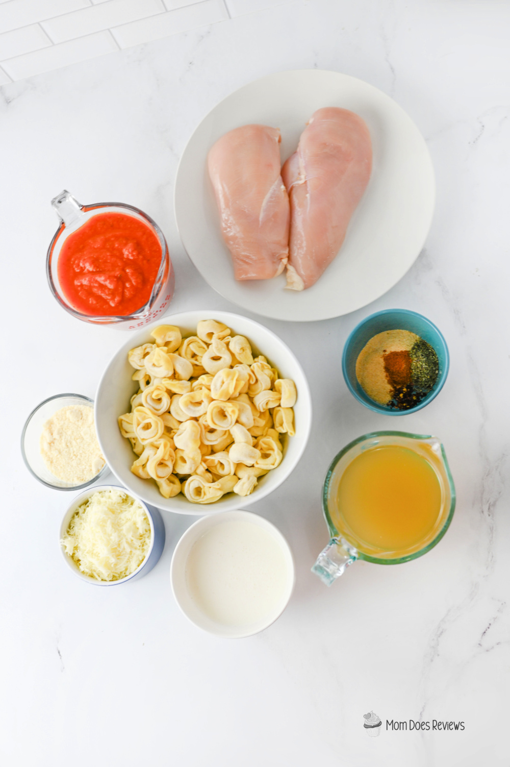 Crockpot Chicken Tortellini