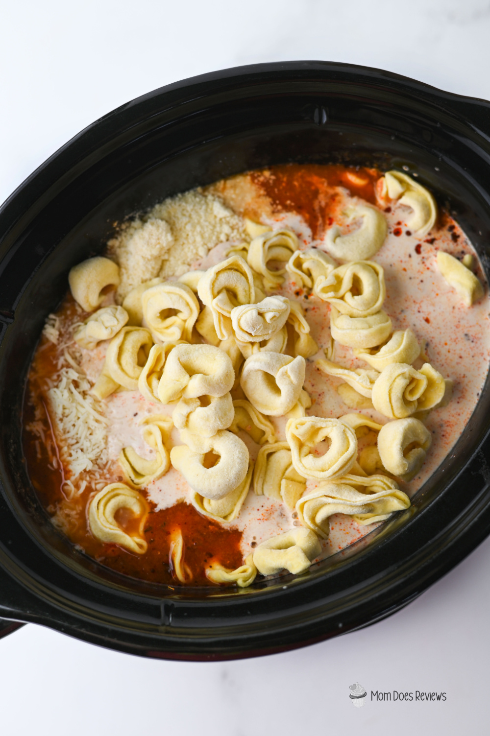 Crockpot Chicken Tortellini