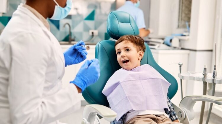 child at dentist