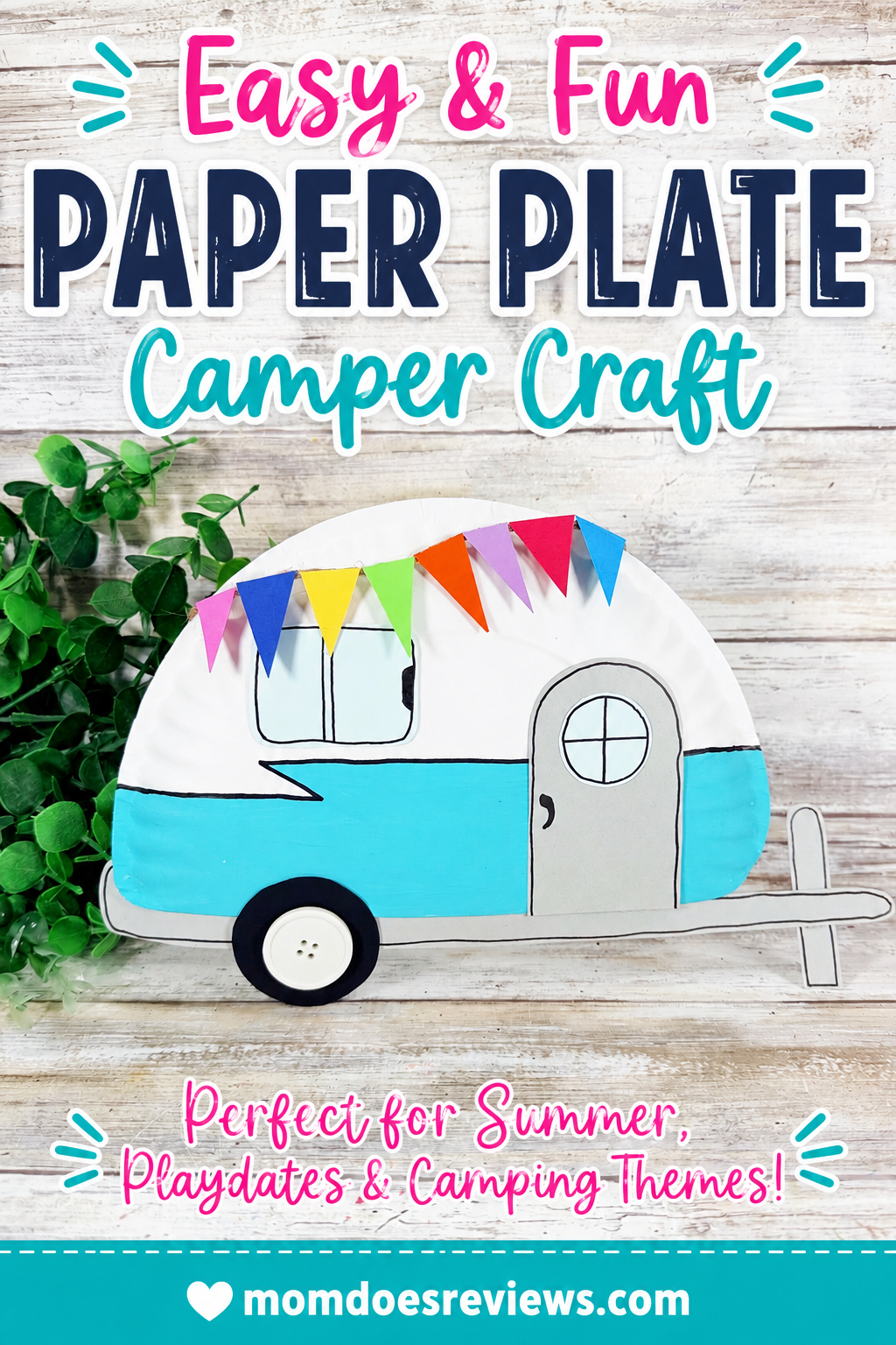 Paper Plate Camper Craft