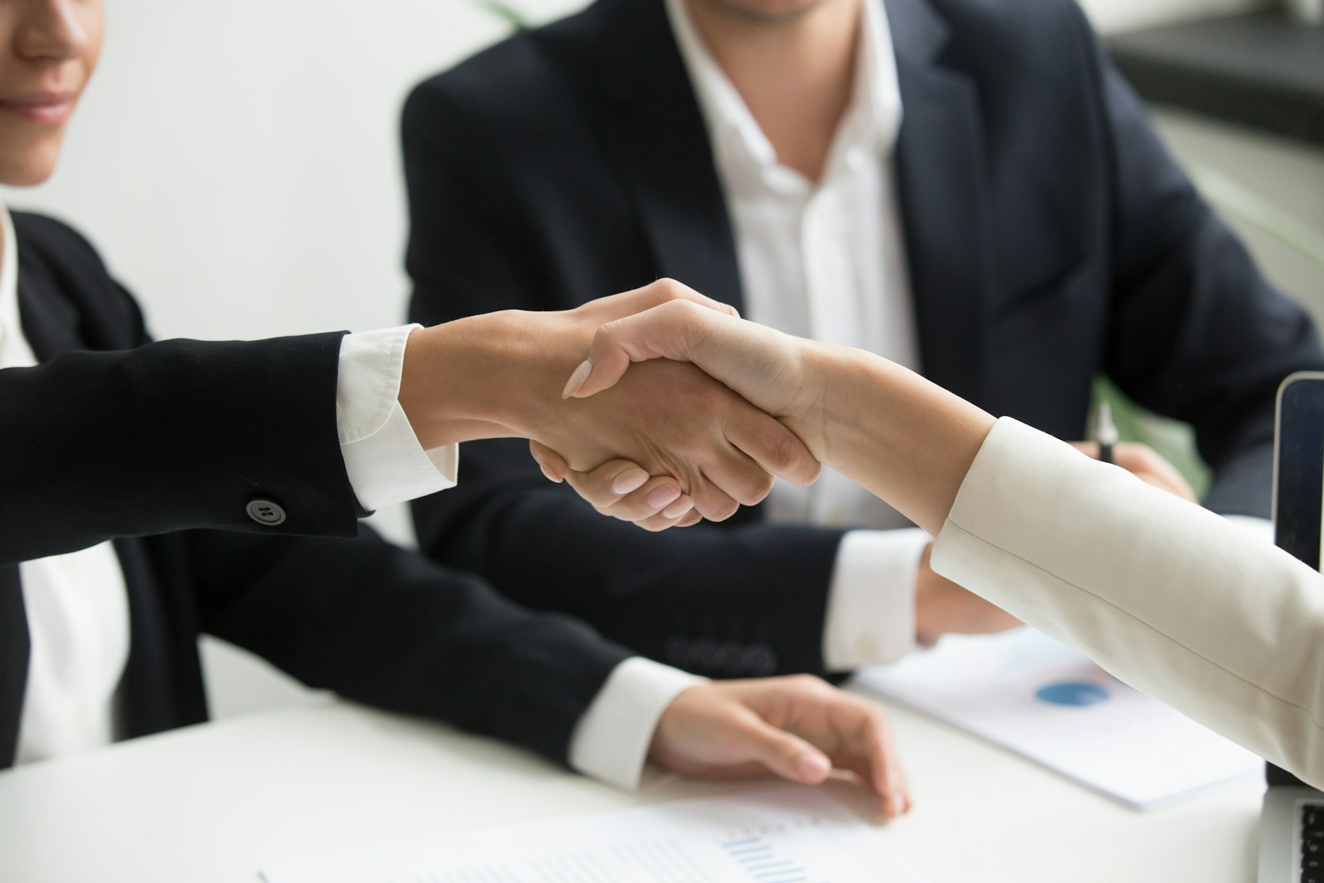 shaking hands