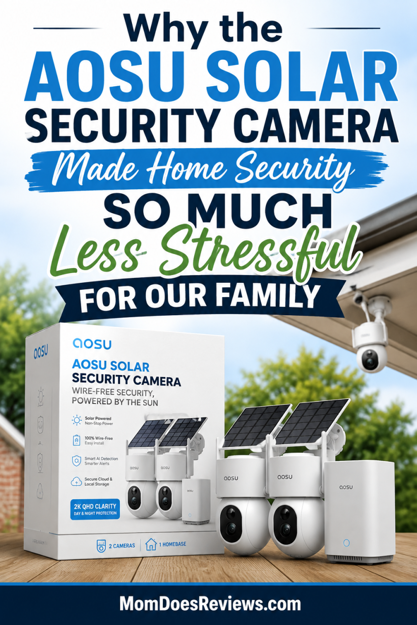 Why the Aosu Solar Security Camera Made Home Security So Much Less Stressful for Our Family